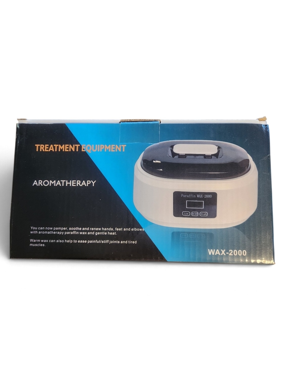New WAX-2000 Paraffin Wax Bath - White & Black Aromatherapy Treatment